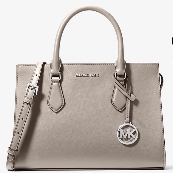 Michael Kors Gray Sheila Medium Satchel Bag - Picture 1 of 6